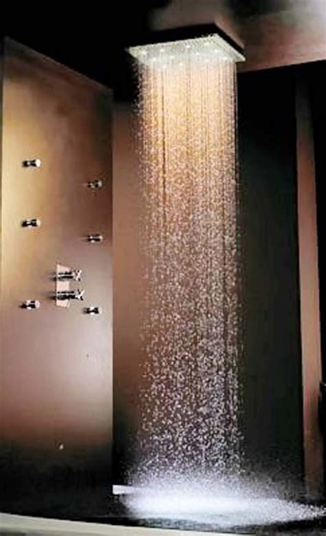 Best rain shower - Rainfall showers are ideal for showering as well as washing and conditioning hair. Offering salon-like rinsing capacity at home, rainfall showers cover the body from head to toe. For optimal water distribution, installation typically requires a ceiling-mounted shower arm or an overhead shower arm. 06 of 08.